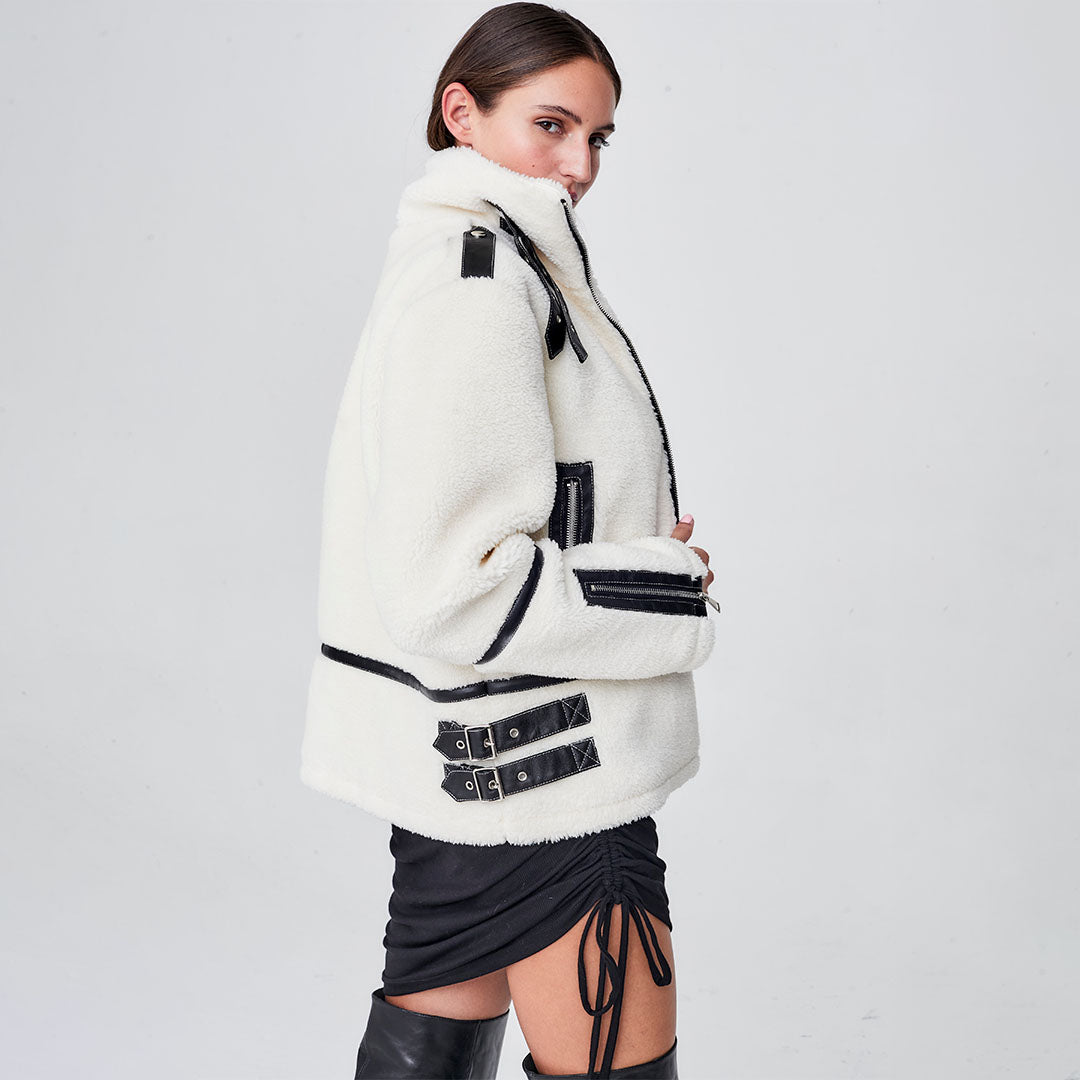 CAMPERA CORDERITO POOL - Justa Osadia - Justa Osadia - Indumentaria