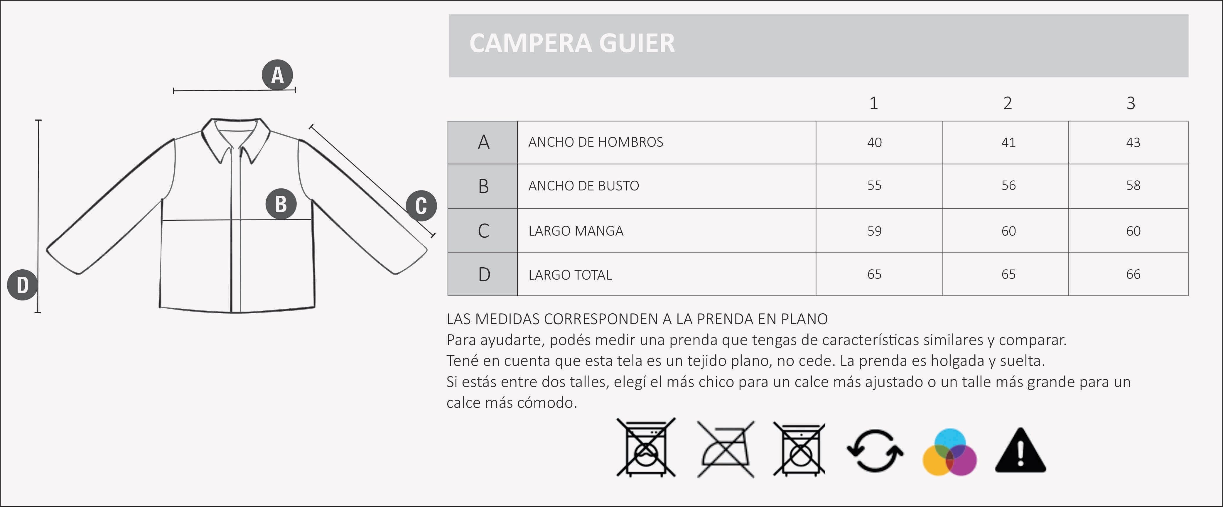 CAMPERA GUIER - Justa Osadia - Justa Osadia - Indumentaria