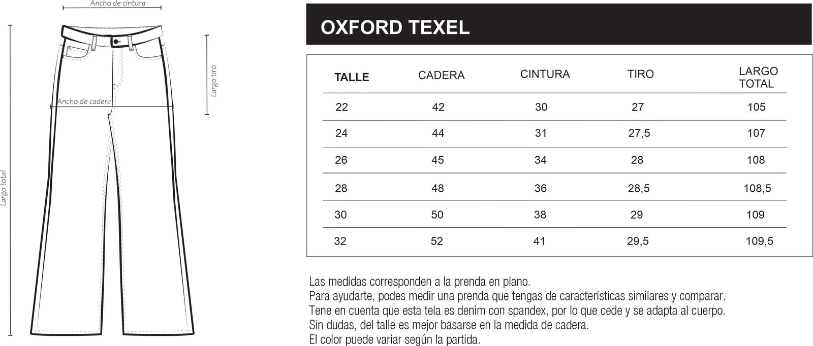 OXFORD TEXEL AZUL