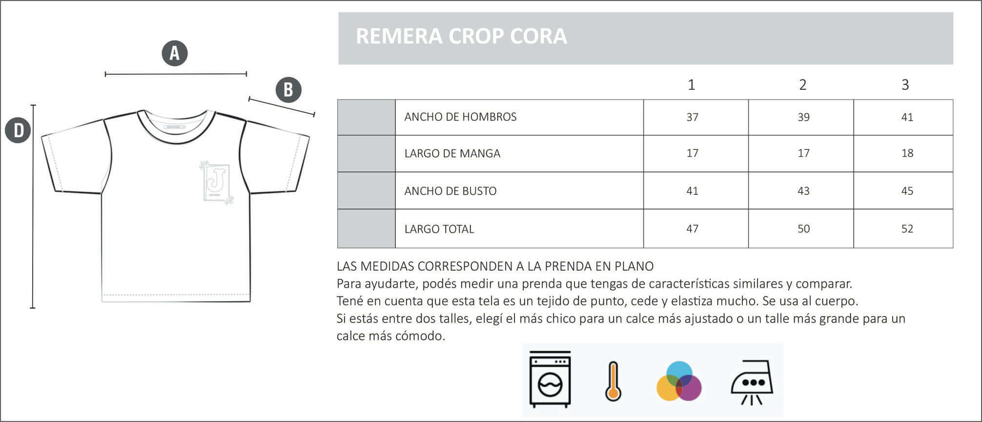 REMERA CROP CORA - Justa Osadia - Justa Osadia - REMERA
