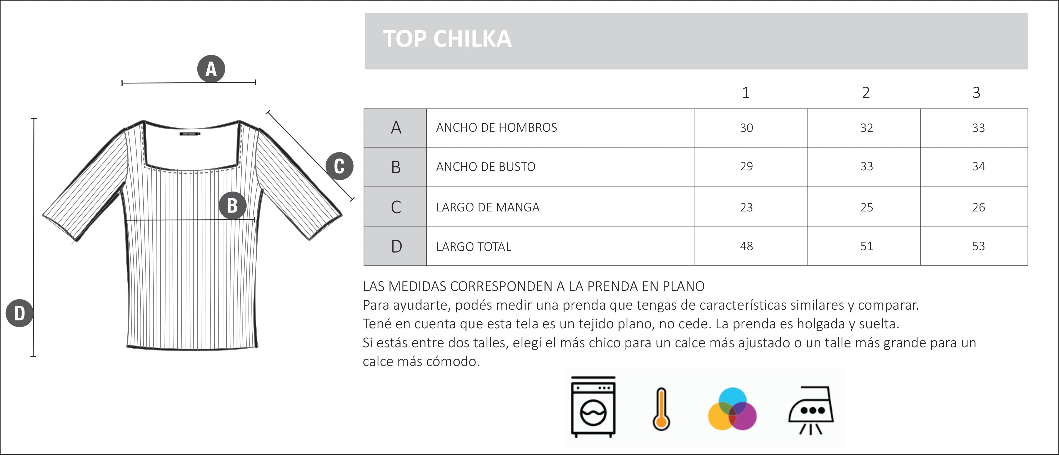 TOP CHILKA - Justa Osadia - Justa Osadia - Indumentaria