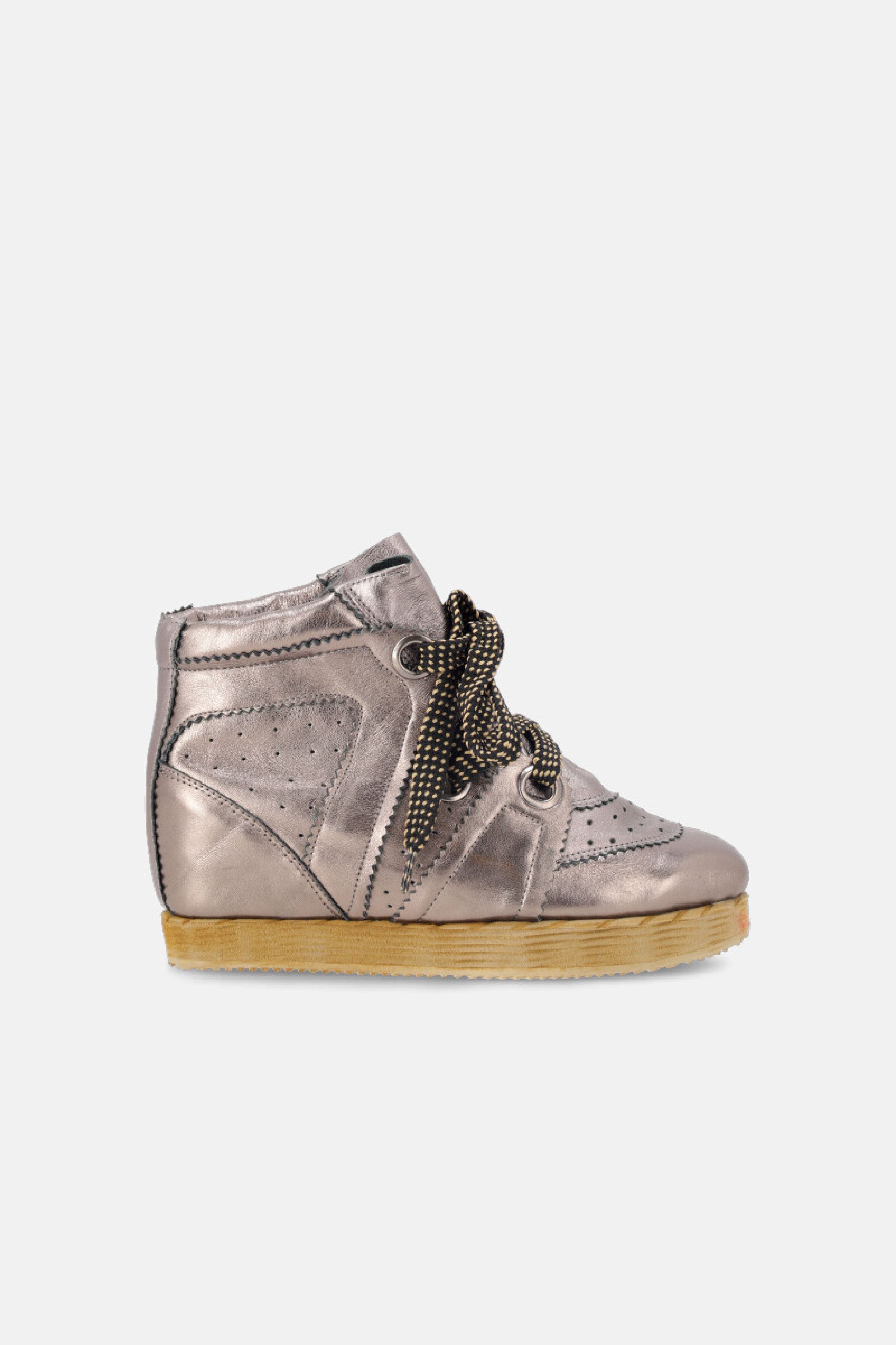 ZAPATILLA ECO - CUERO - PELTRE - JUSTA OSADIA