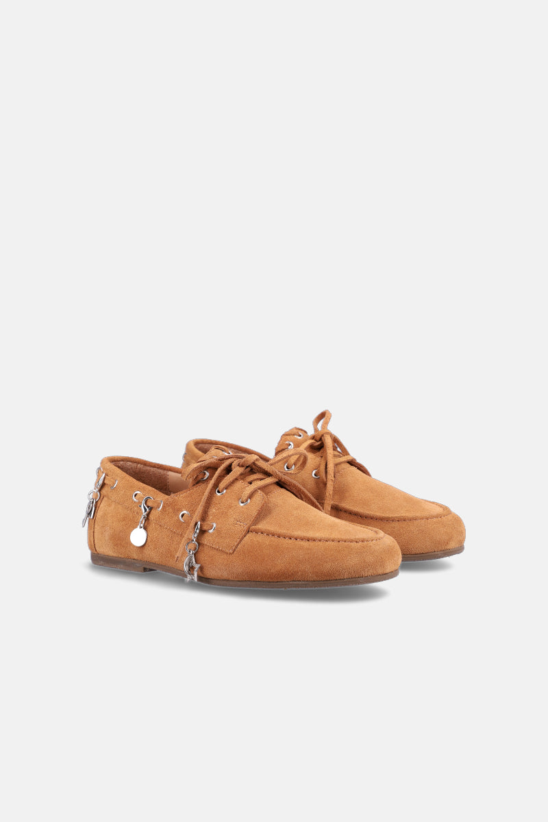 MOCASÍN SWEET - GAMUZA - MARRON - JUSTA OSADIA 