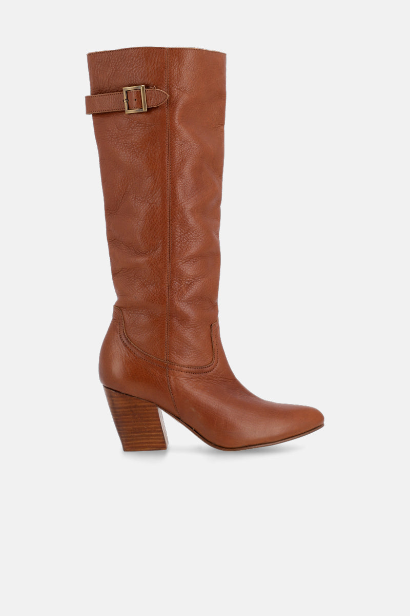 BOTA NINE - CUERO - SUELA - CAÑA ALTA - INVIERNO - JUSTA OSADIA 