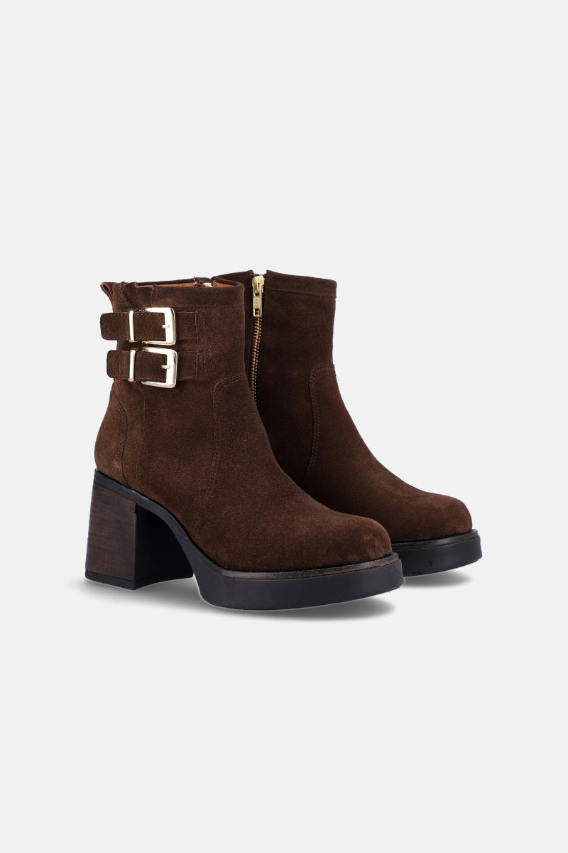 BOTA WAR - GAMUZA - MARRON - JUSTA OSADIA