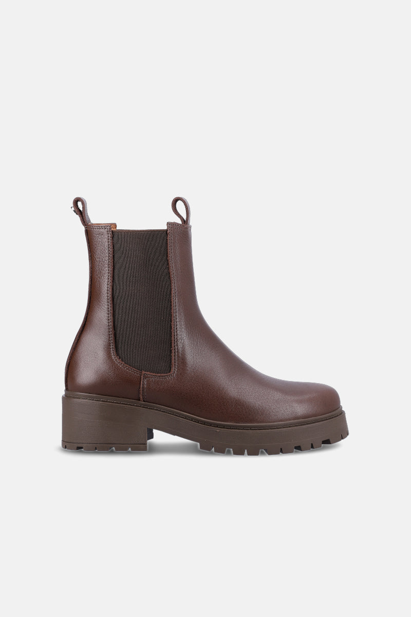 BORCEGO - BOTA - CUERO - MARRON - JUSTA OSADIA