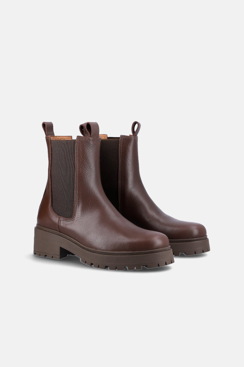 BORCEGO - BOTA - CUERO - MARRON - JUSTA OSADIA