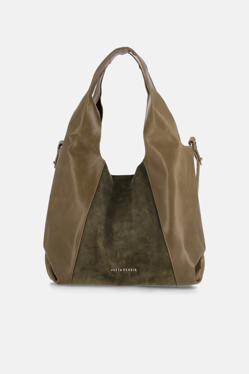 CARTERA - CUERO - VERDE - JUSTA OSADIA