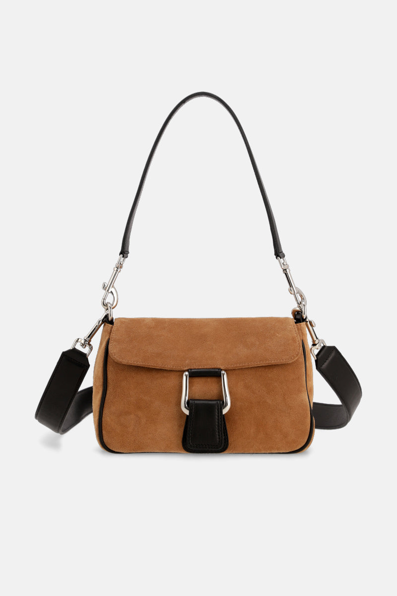 CARTERA LOCOMOTIVE  - CUERO - GAMUZA