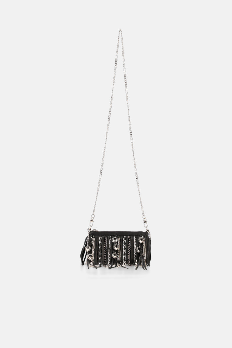 MINI BAG ICONIC  CUERO - CADENAS - JUSTA OSADIA