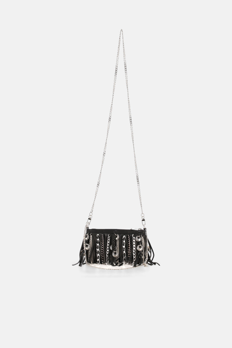 MINI BAG ICONIC  CUERO - CADENAS - JUSTA OSADIA