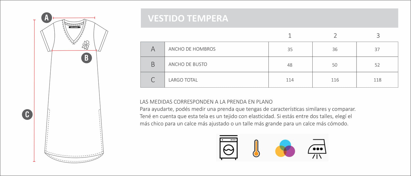 VESTIDO TEMPERA