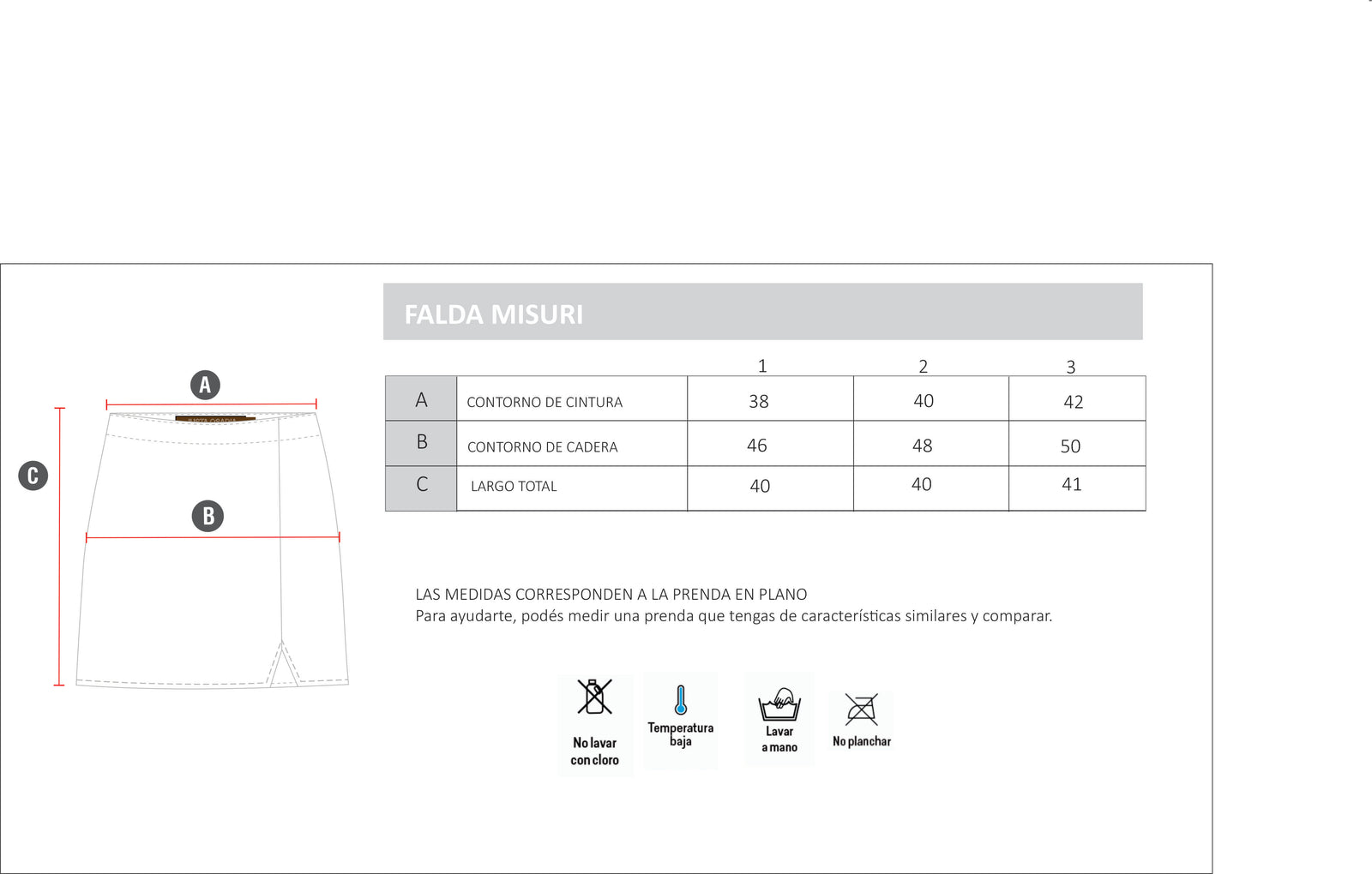 FALDA MISURI
