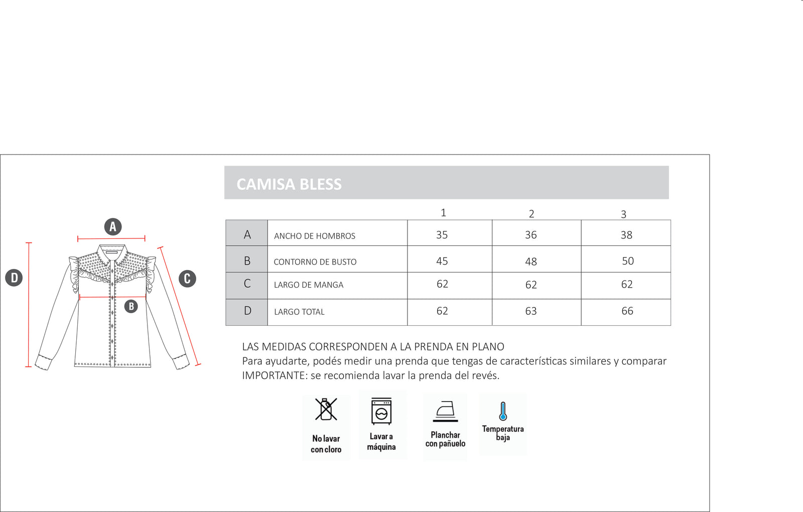 CAMISA BLESS