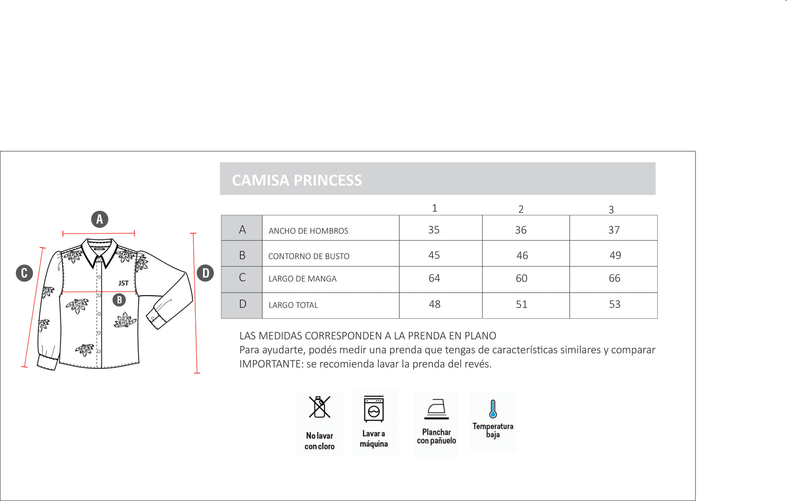 CAMISA PRINCESS