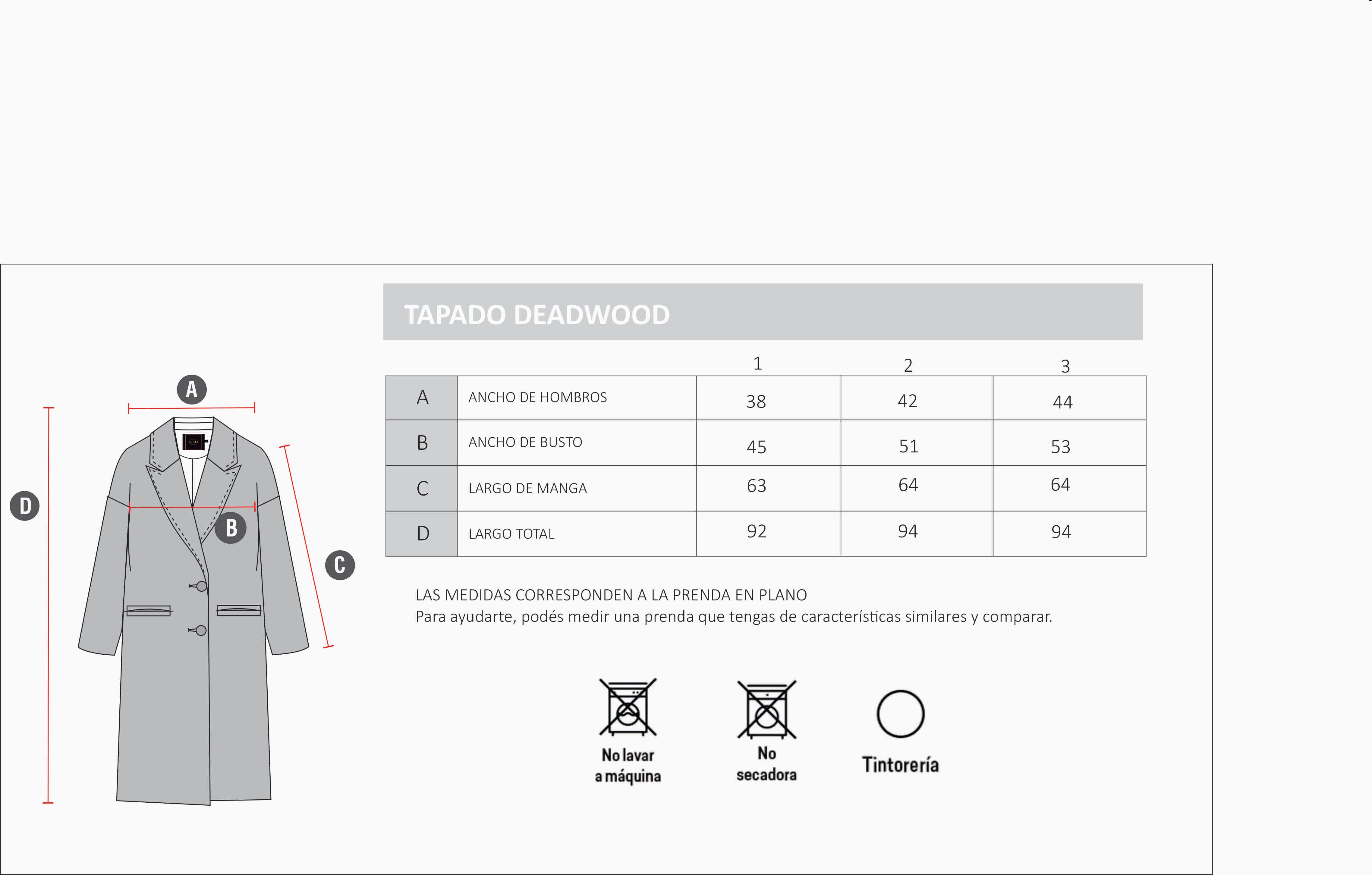 TAPADO DEADWOOD - Justa Osadia - Justa Osadia - TAPADO