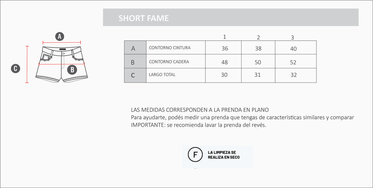 MINI SHORT FAME