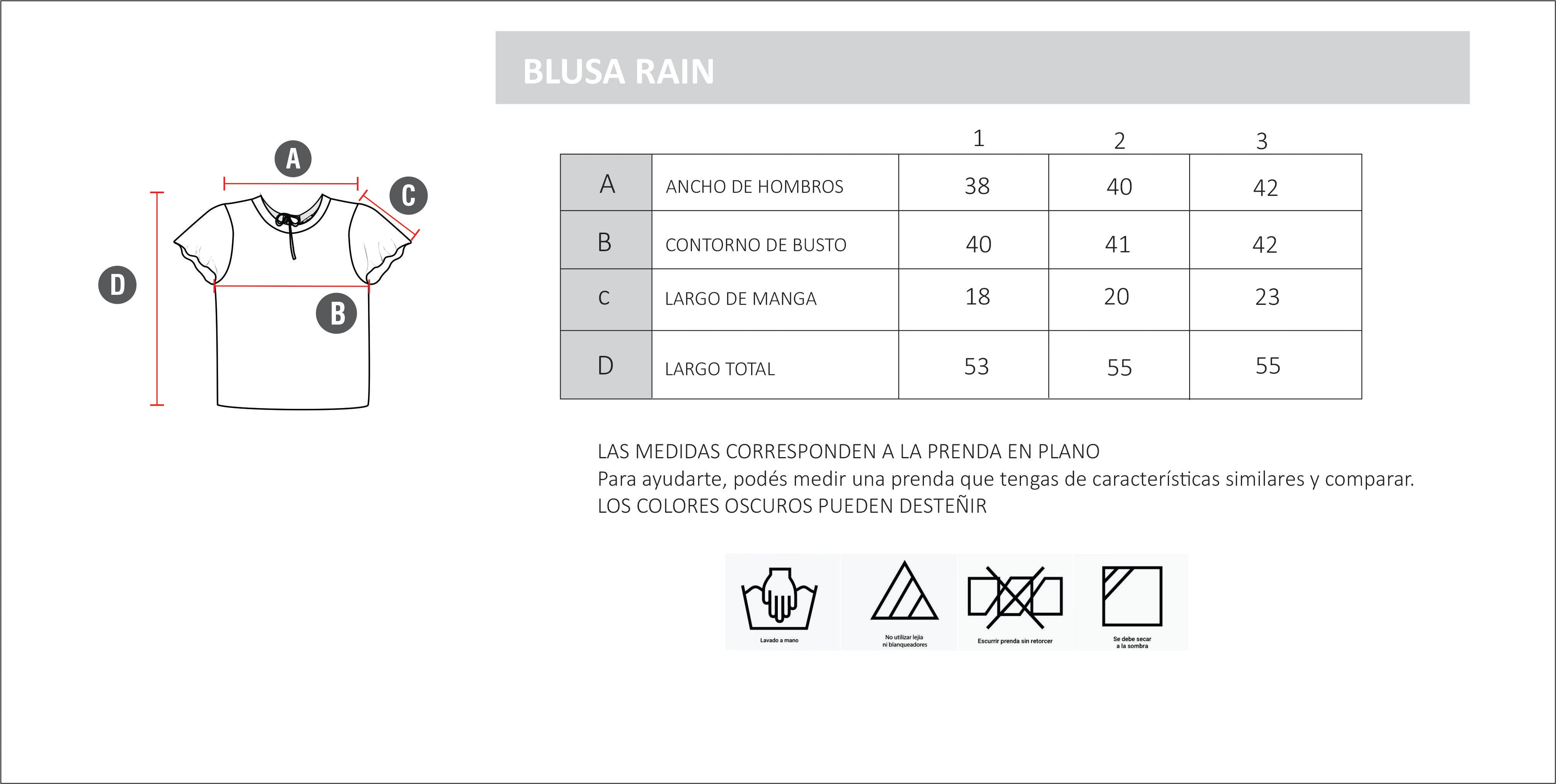 BLUSA RAIN