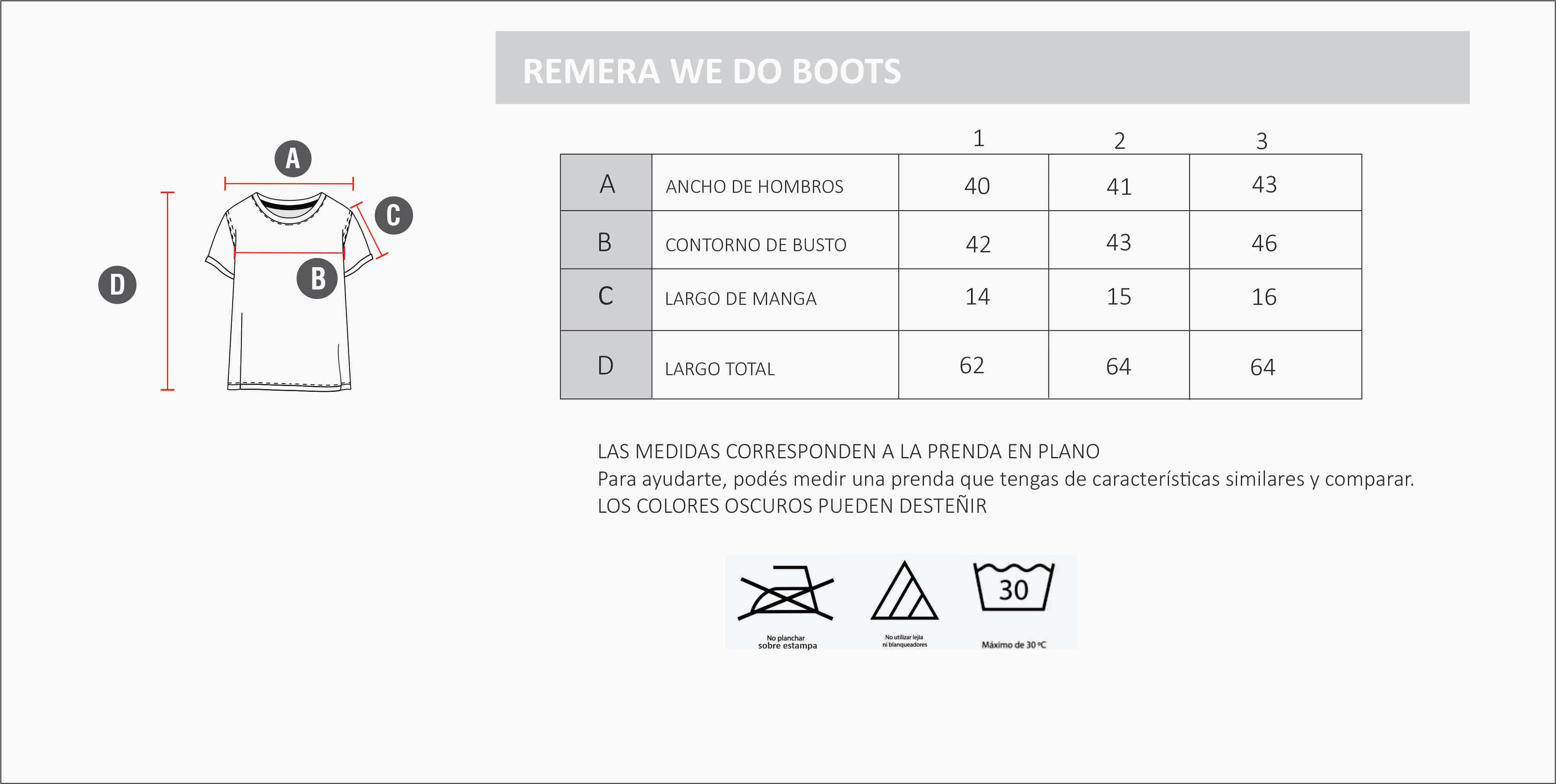 REMERA WE DO BOOTS