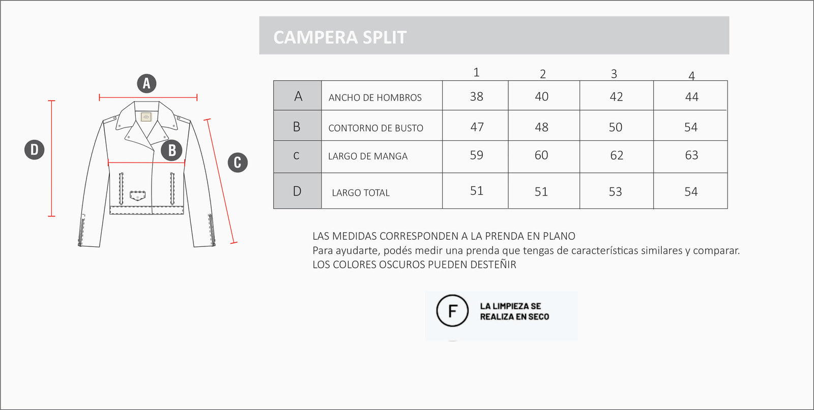 CAMPERA SPLIT