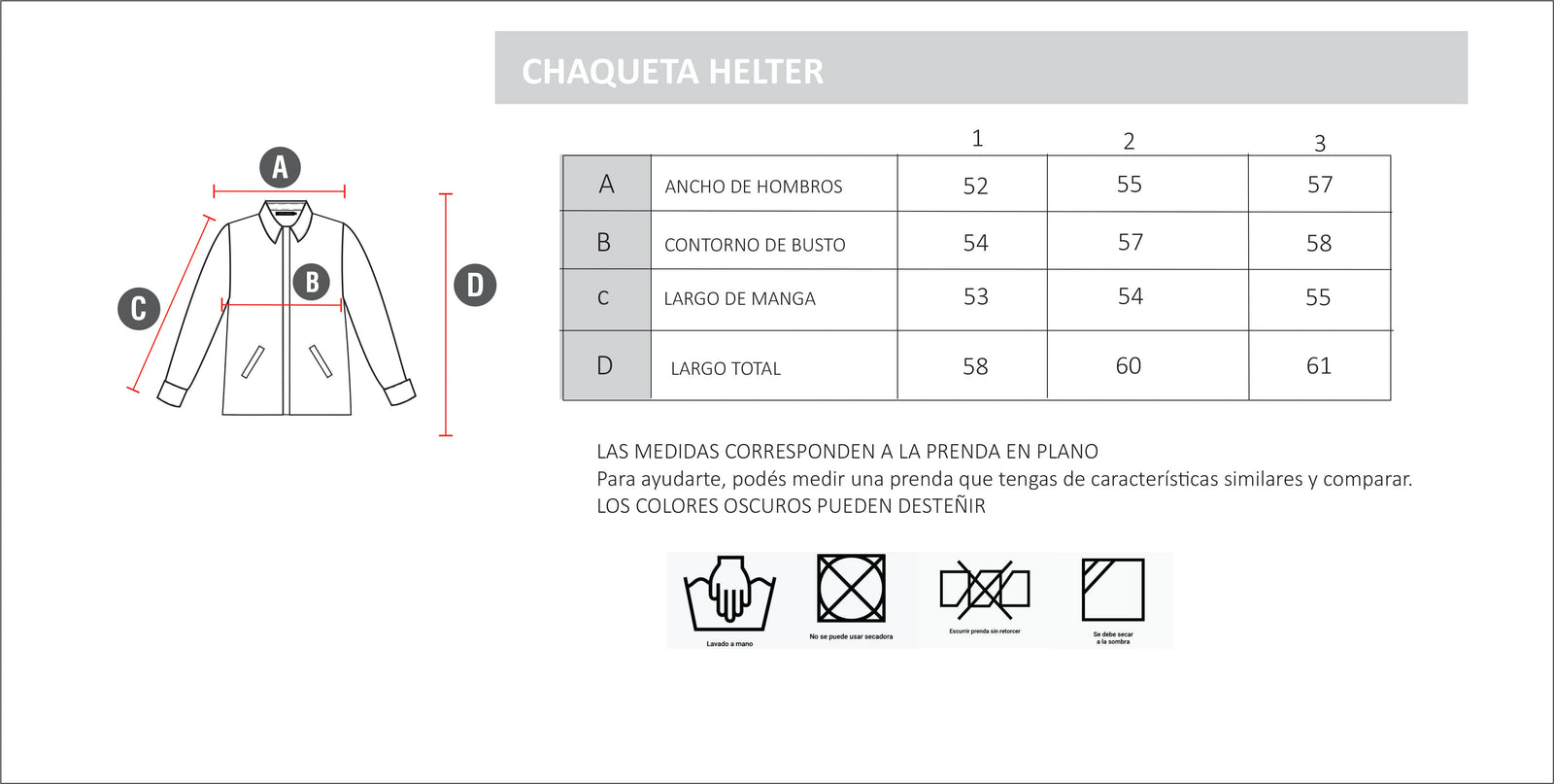 CHAQUETA HELTER