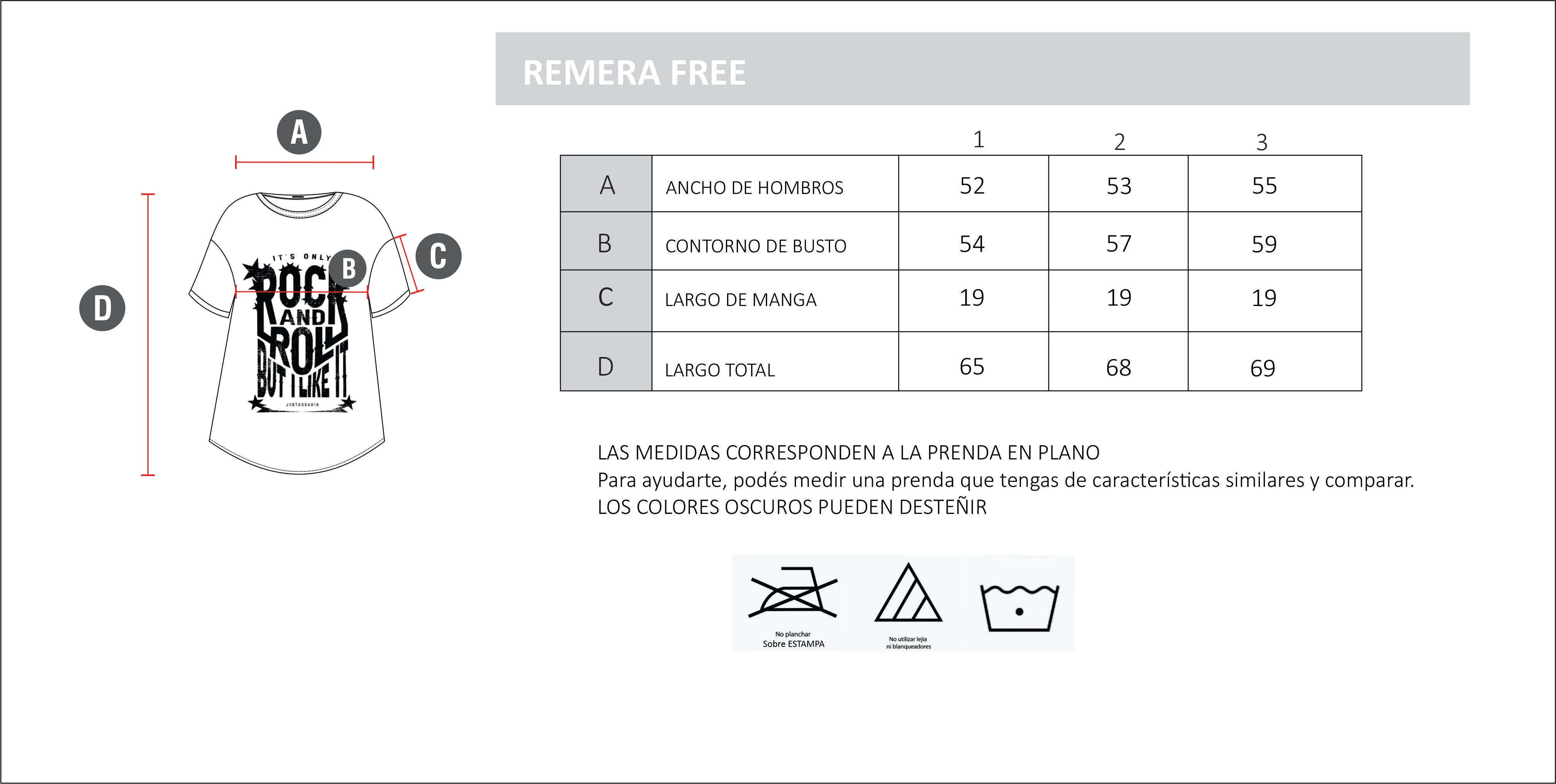 REMERA FREE
