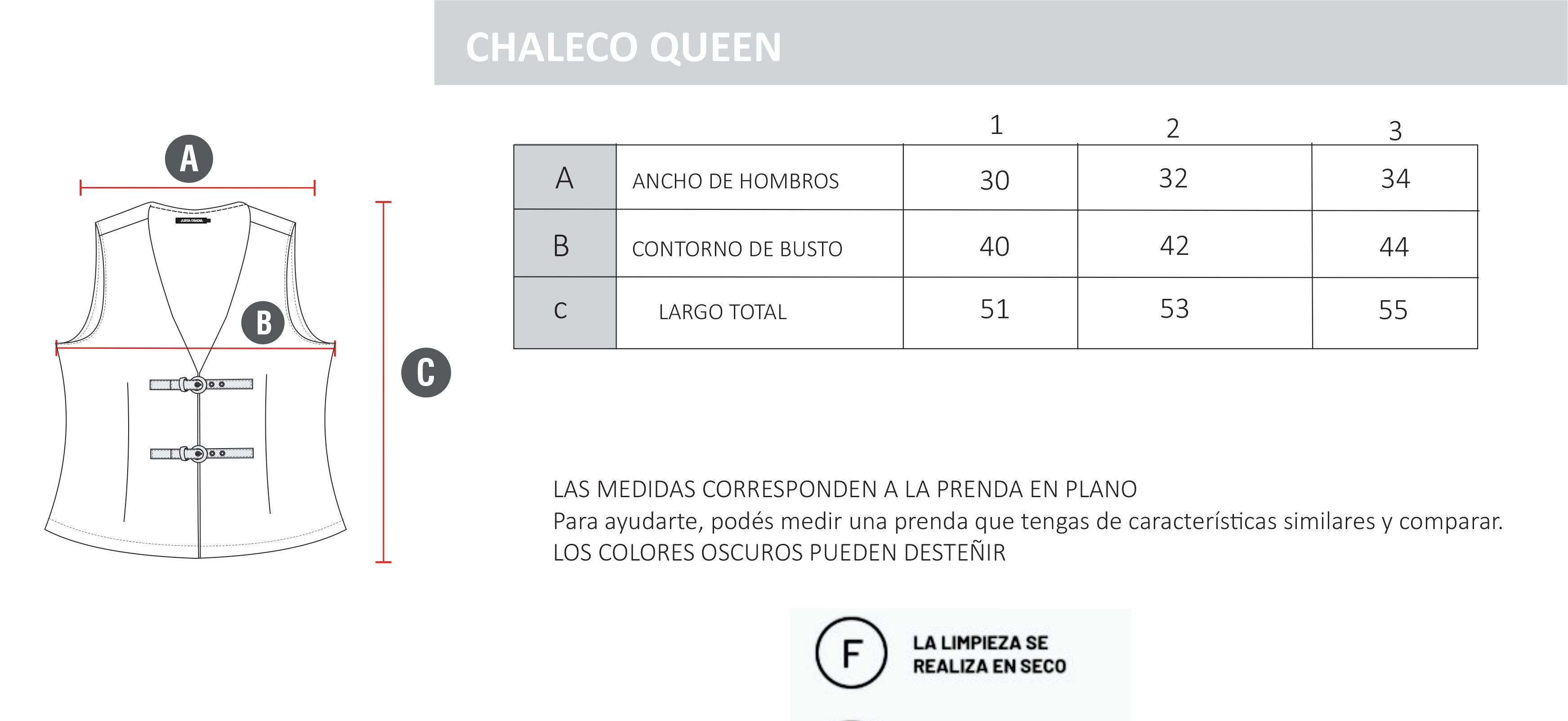 CHALECO QUEEN