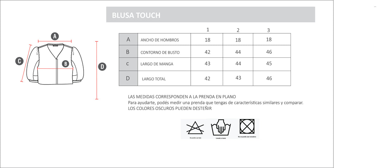BLUSA TOUCH
