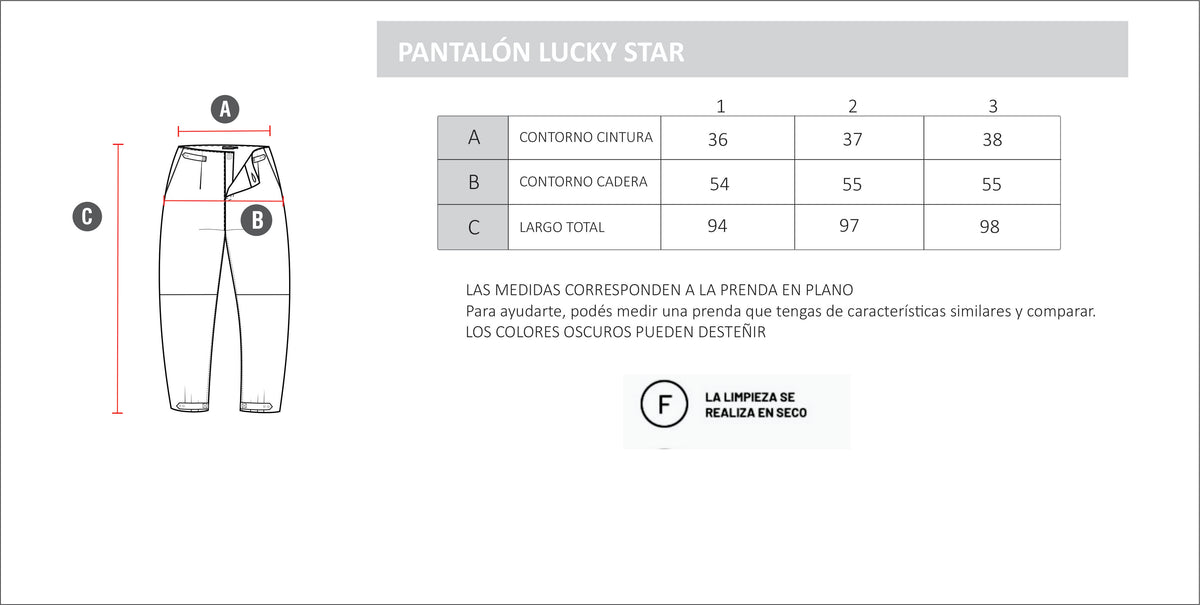 PANTALON LUCKY STAR