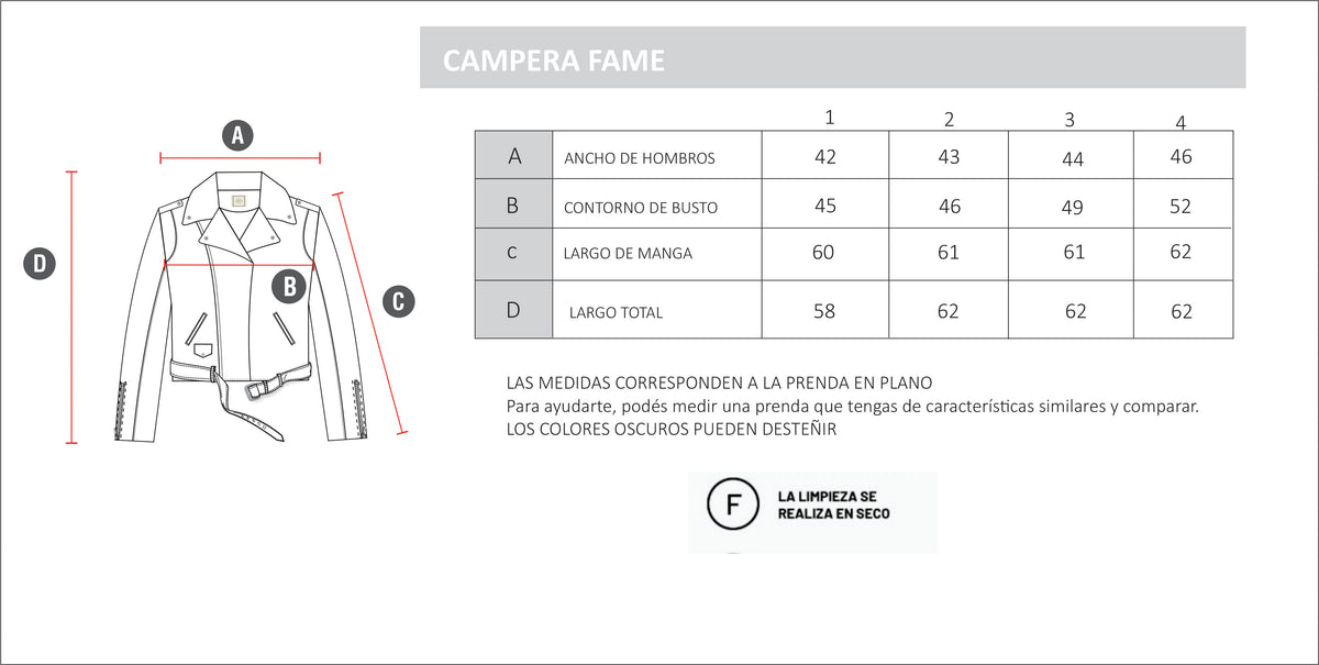CAMPERA FAME