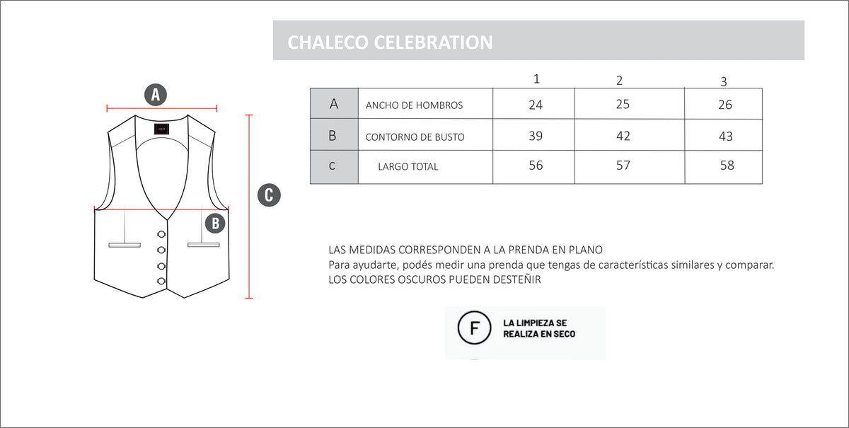 CHALECO CELEBRATION