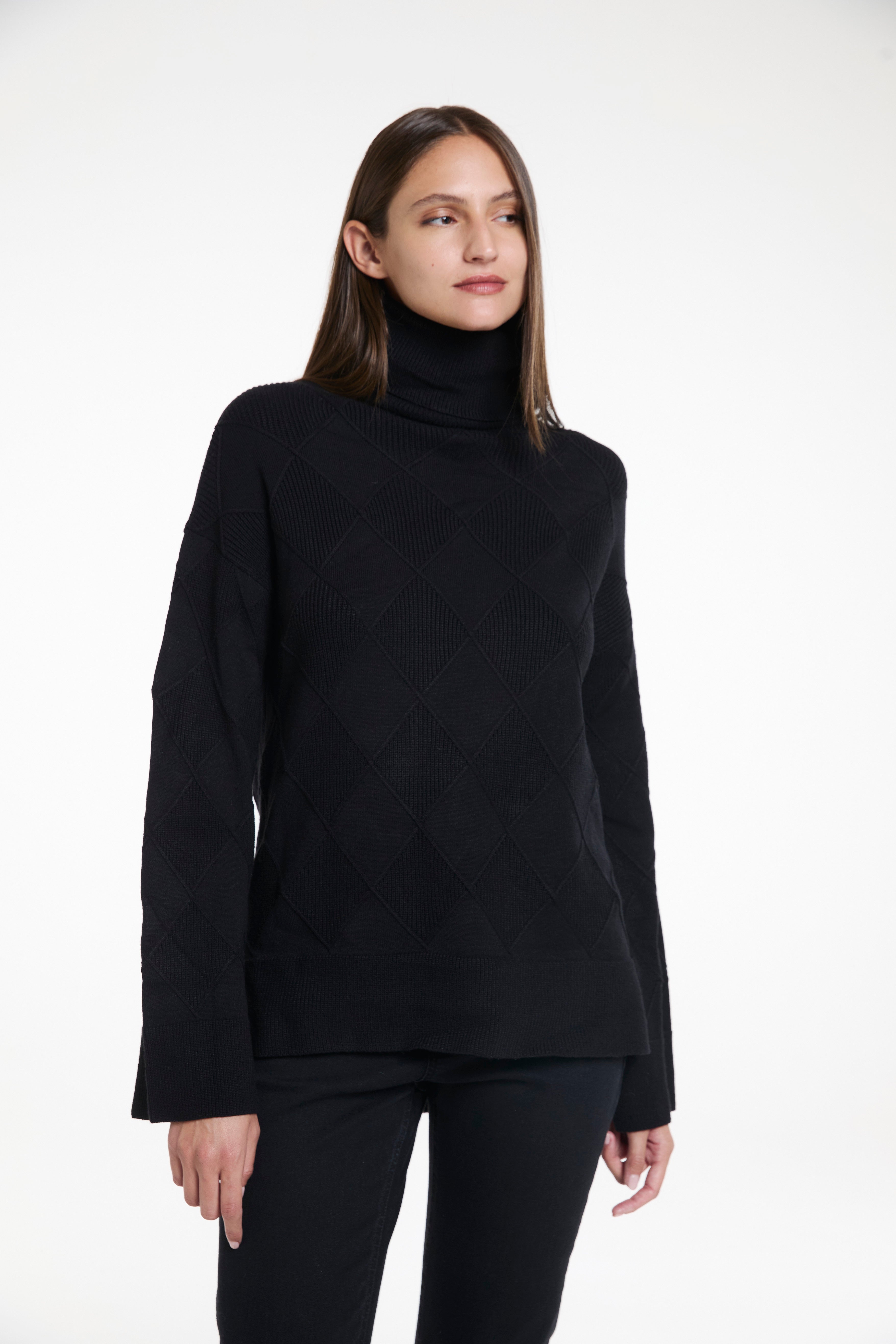 SWEATER SQUARE - TEJDO - POLERA