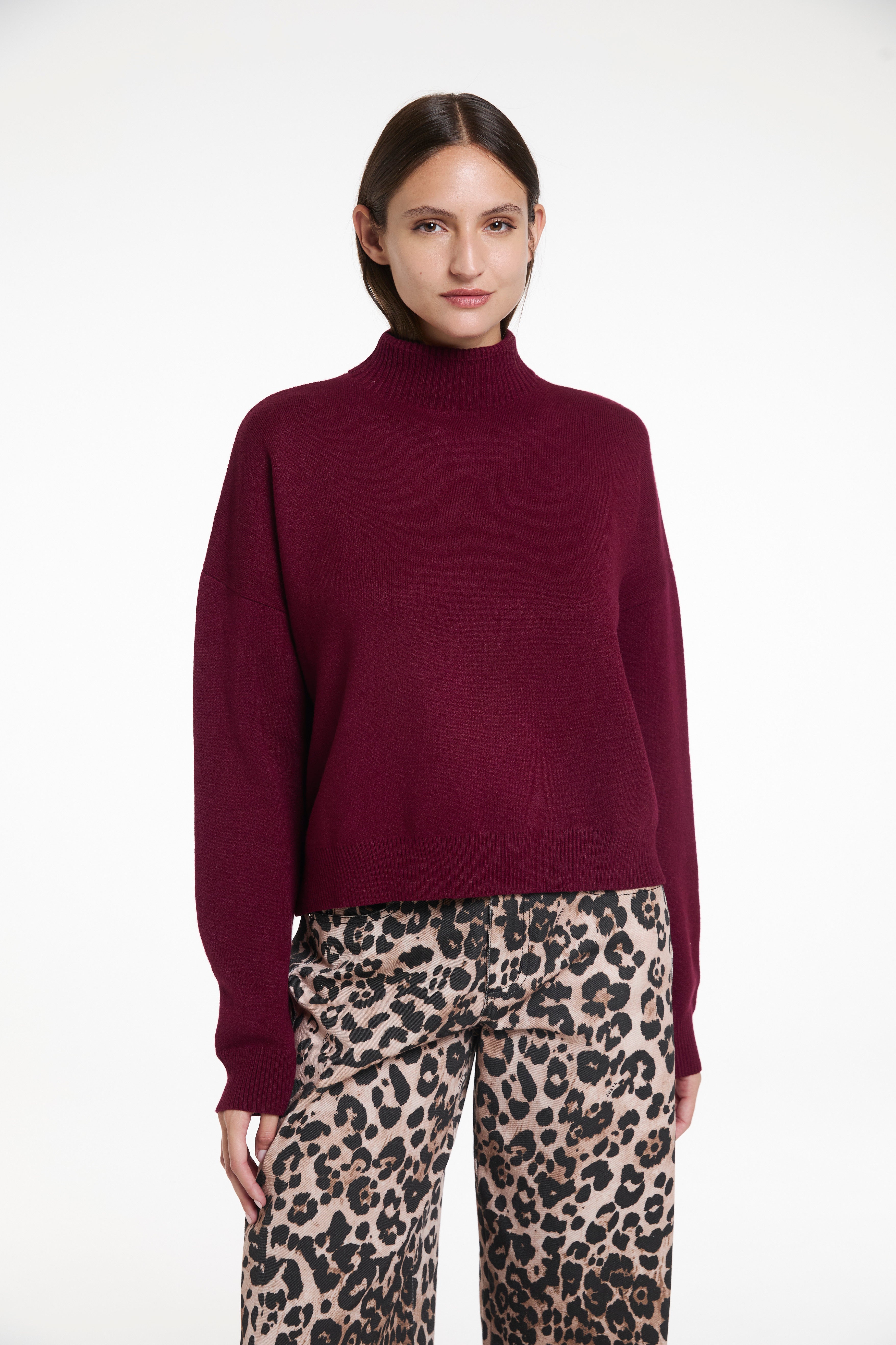 SWEATER - BORDO - JUSTA OSADIA