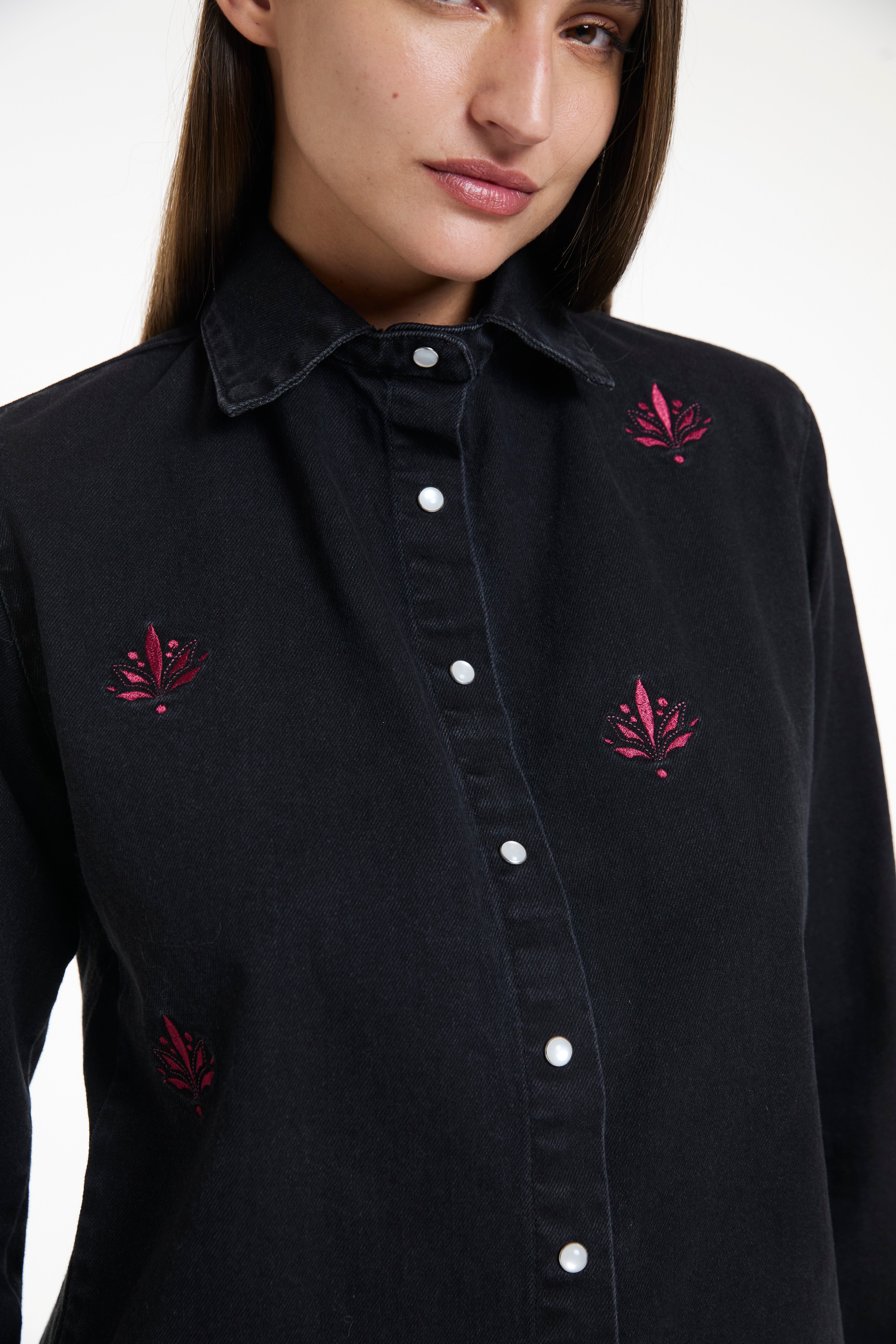 CAMISA ROYAL - DENIM - JUSTA OSADÍA