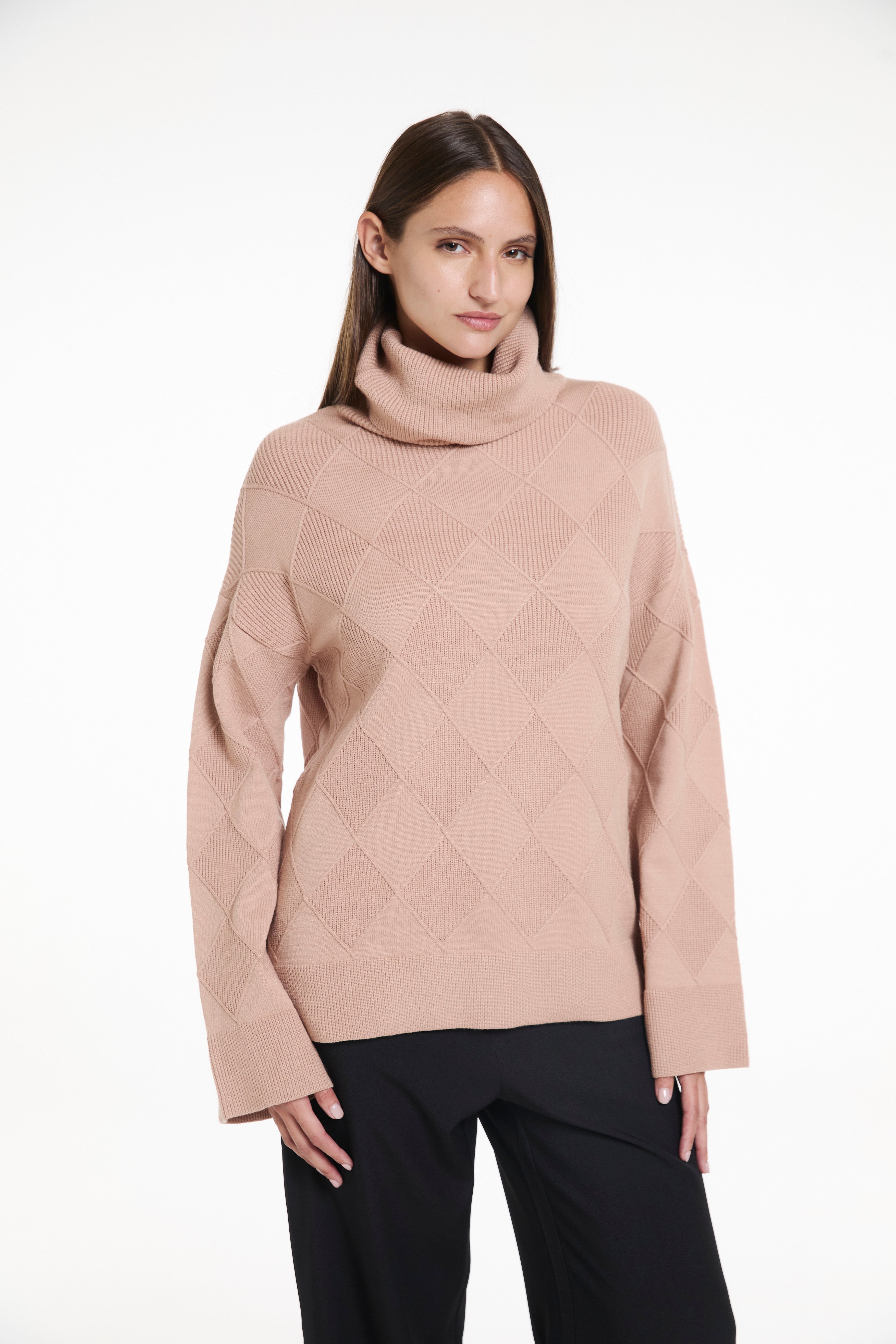SWEATER SQUARE - TEJDO - POLERA