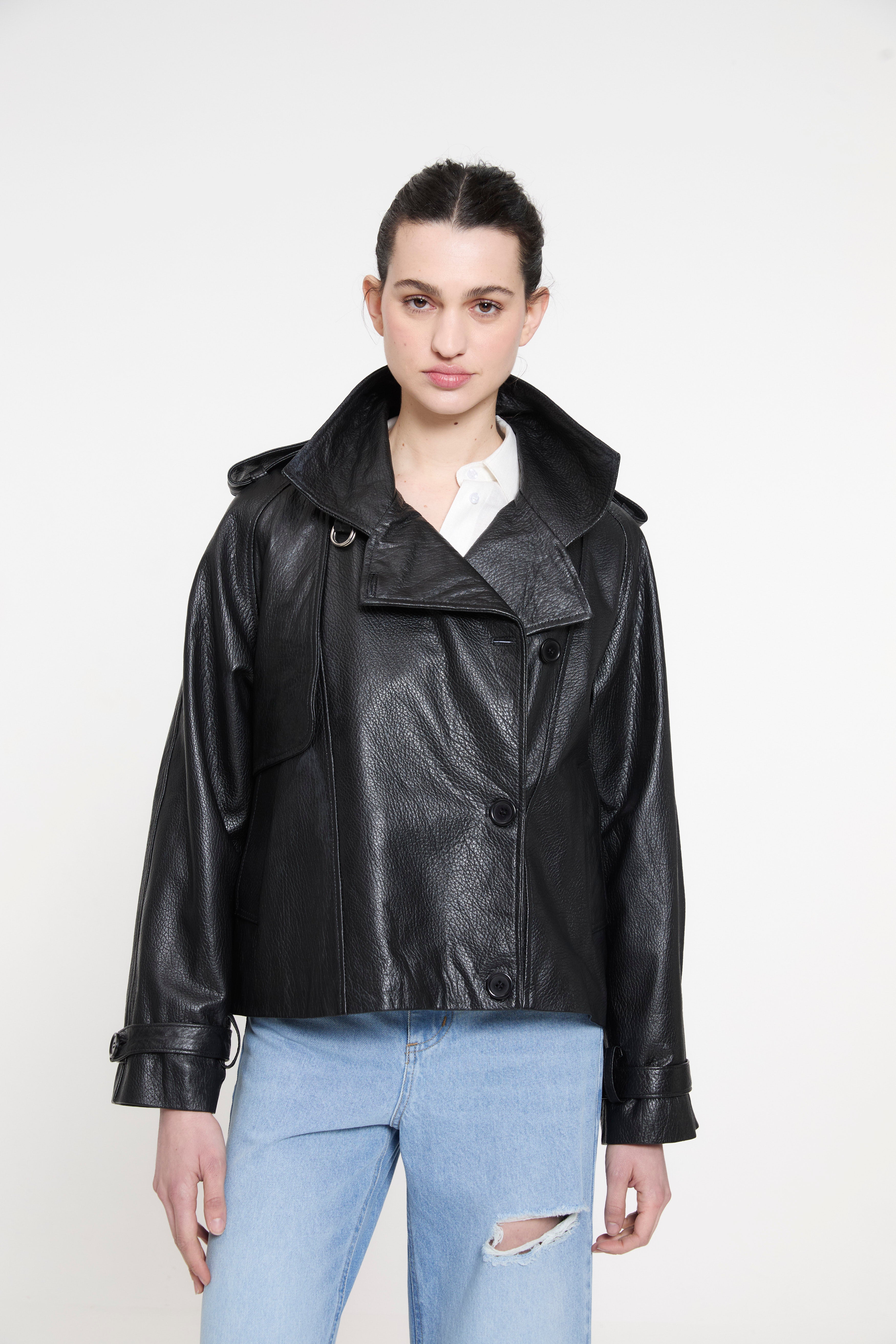 TRENCH CORTO RAIN