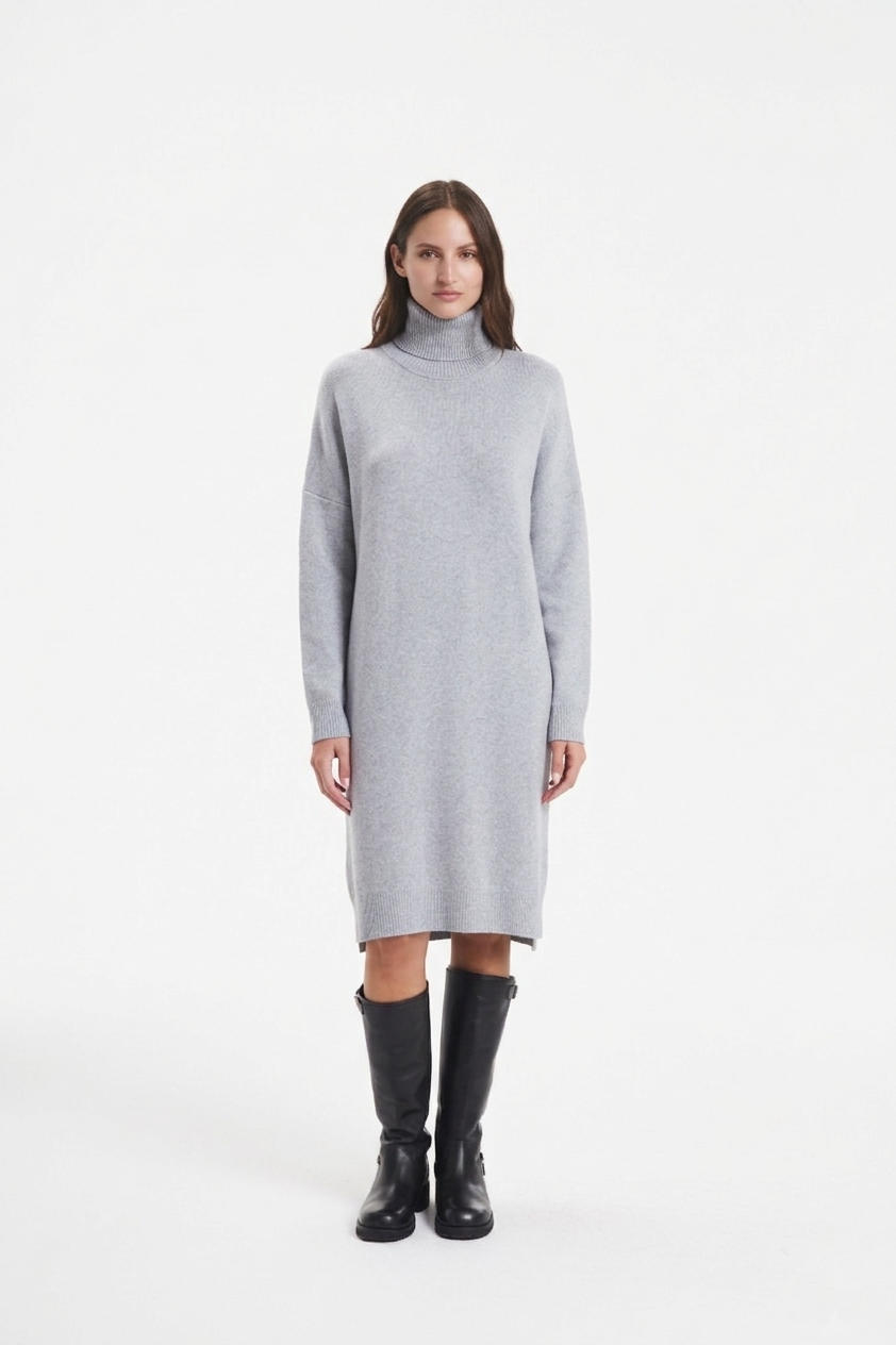 SWEATER GRISALIA - VESTIDO TEJIDO - JUSTA OSADÍA